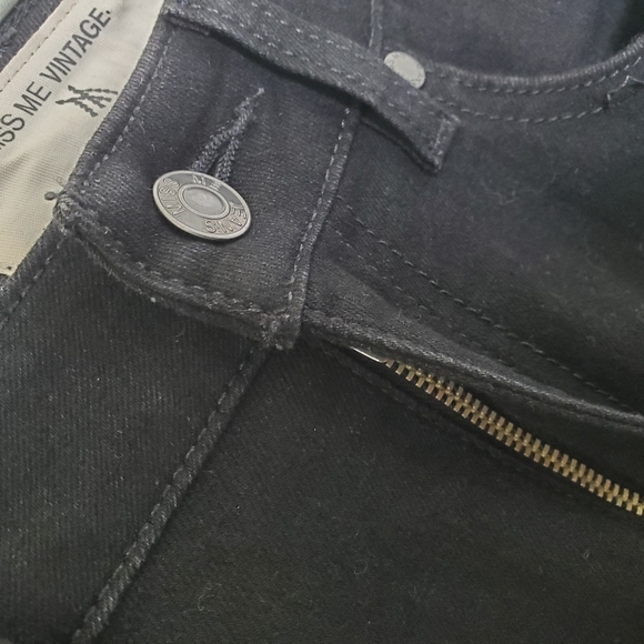 Miss Me Vintage Collection Black Boho Tribal Embroidered Jeans - Picture 8 of 16